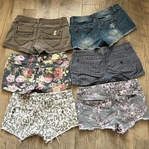Bundle of 6 shorts size 1 🎀 summer shorts.